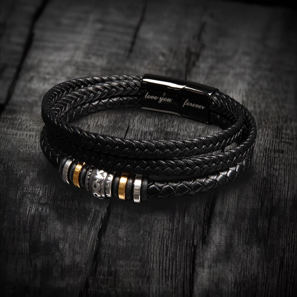 To the Greatest Dad - Love You Forever Bracelet