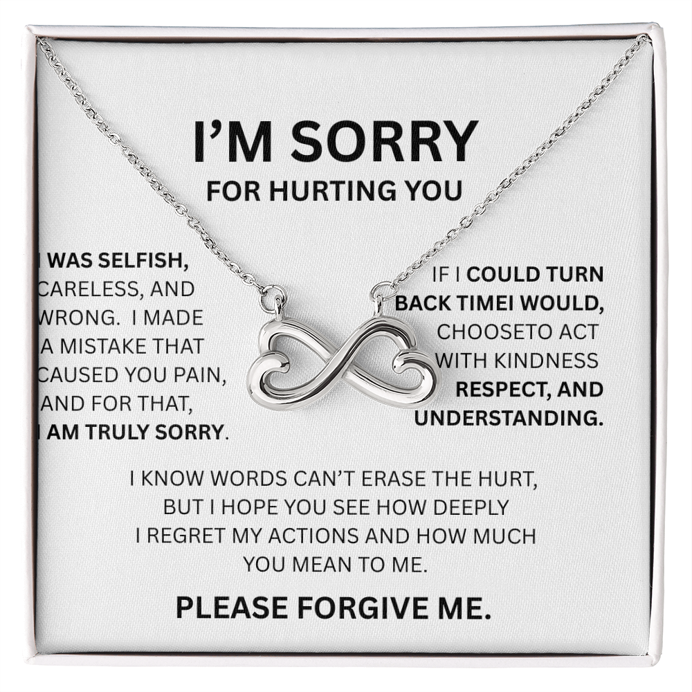 I'M SORRY   ENDLESS LOVE NECKLACE.... I WAS WRONG