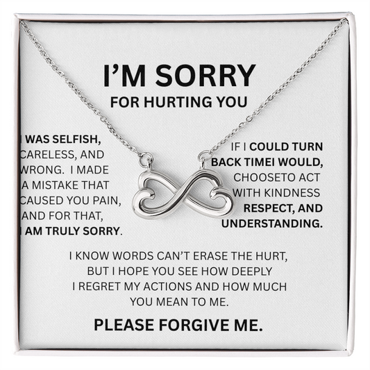 I'M SORRY   ENDLESS LOVE NECKLACE.... I WAS WRONG