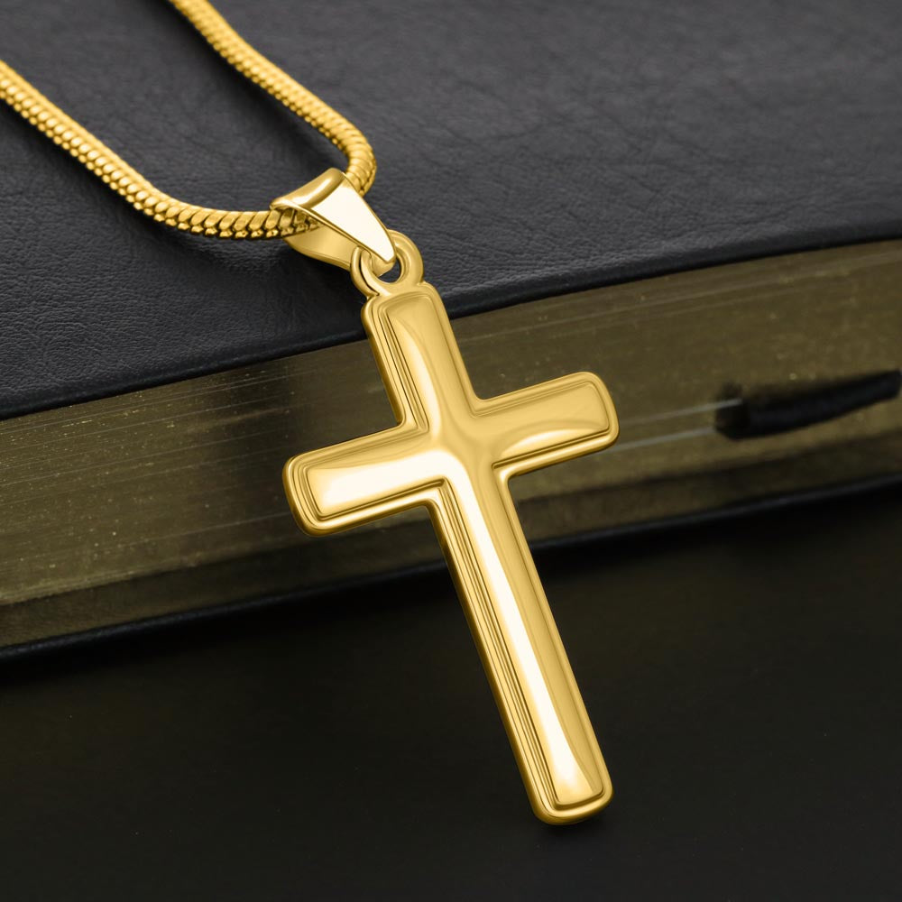 I'M SORRY  ARTISIAN CROSS NECKLACE WITH SNAKE CHAIN....TRULY SORRY