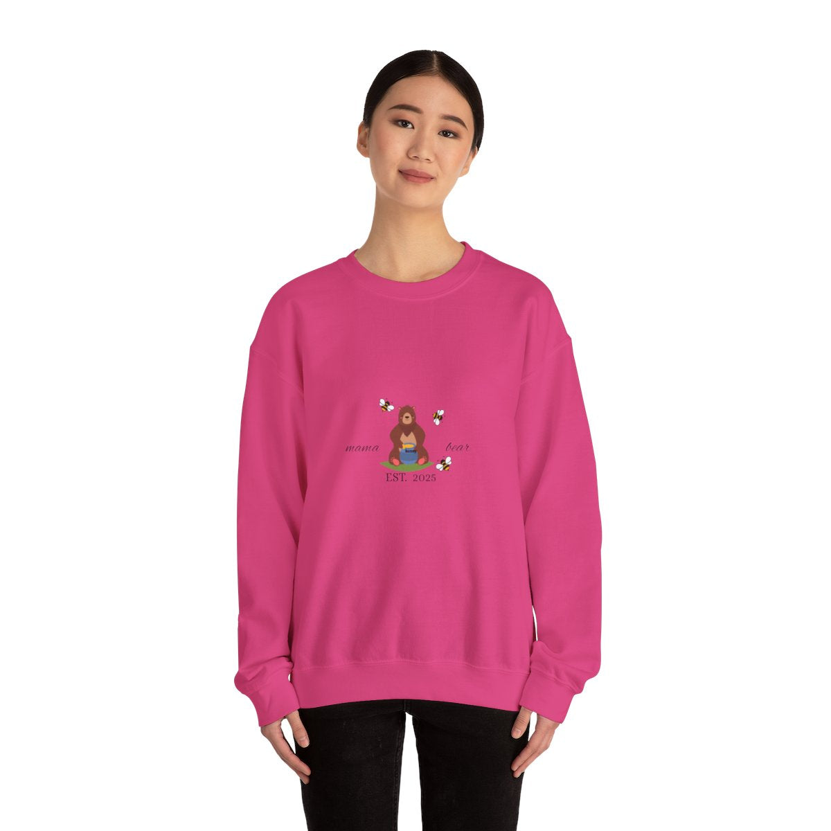 MAMA BEAR Unisex Heavy Blend™ Crewneck Sweatshirt