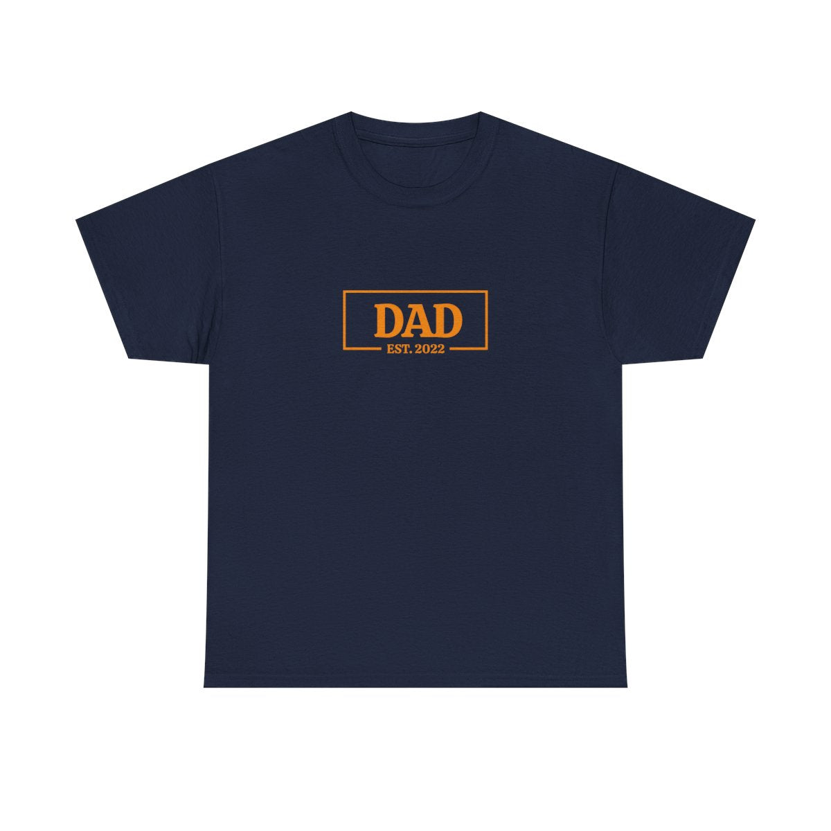 Dad EST YEAR - Unisex Heavy Cotton Tee