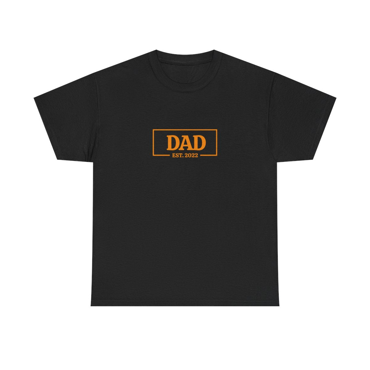 Dad EST YEAR - Unisex Heavy Cotton Tee
