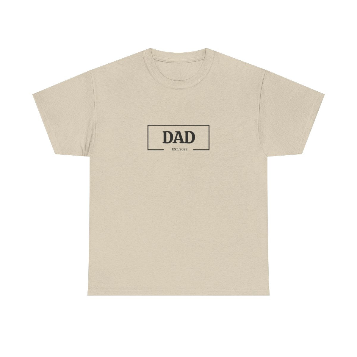 Dad Est - Personalize - Unisex Heavy Cotton Tee