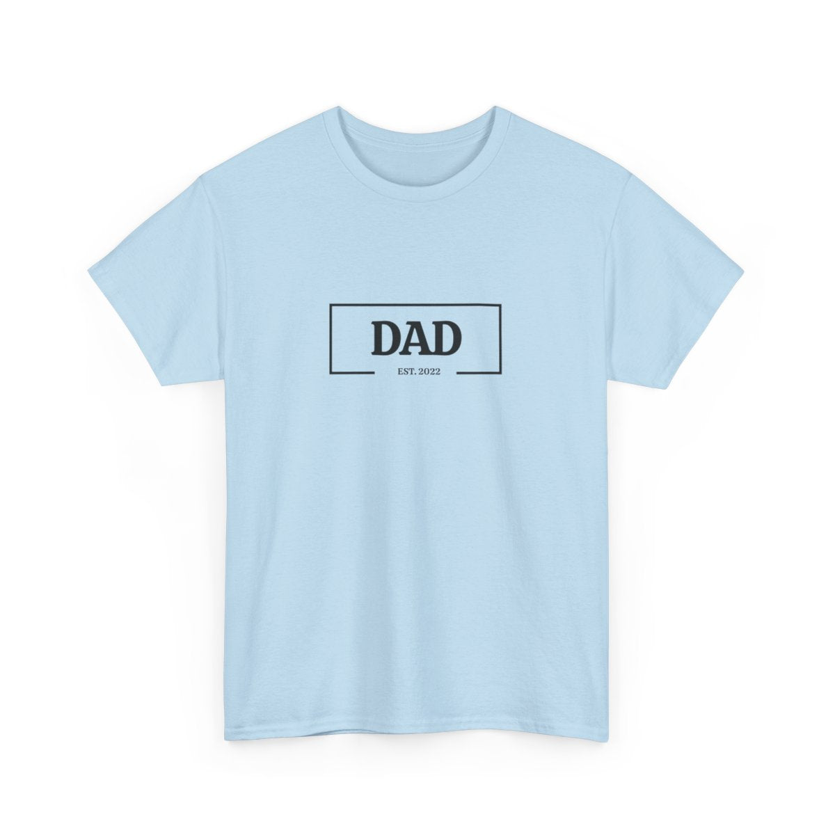 Dad Est - Personalize - Unisex Heavy Cotton Tee