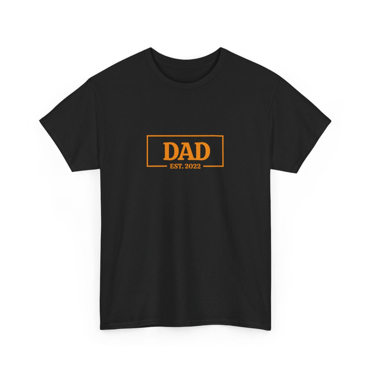 Dad EST YEAR - Unisex Heavy Cotton Tee