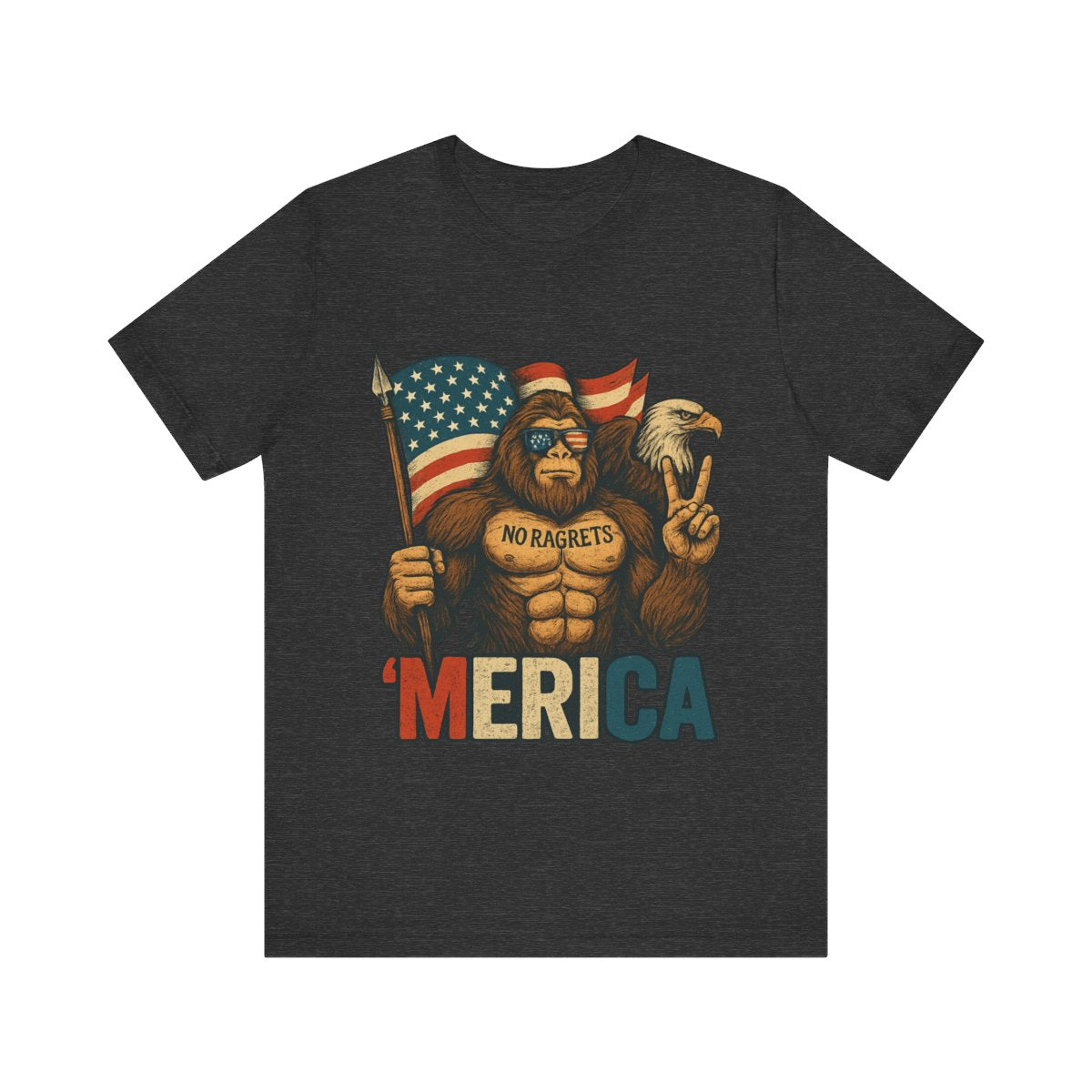 BIG FOOT PATRIOTIC Unisex Jersey Short Sleeve Tee
