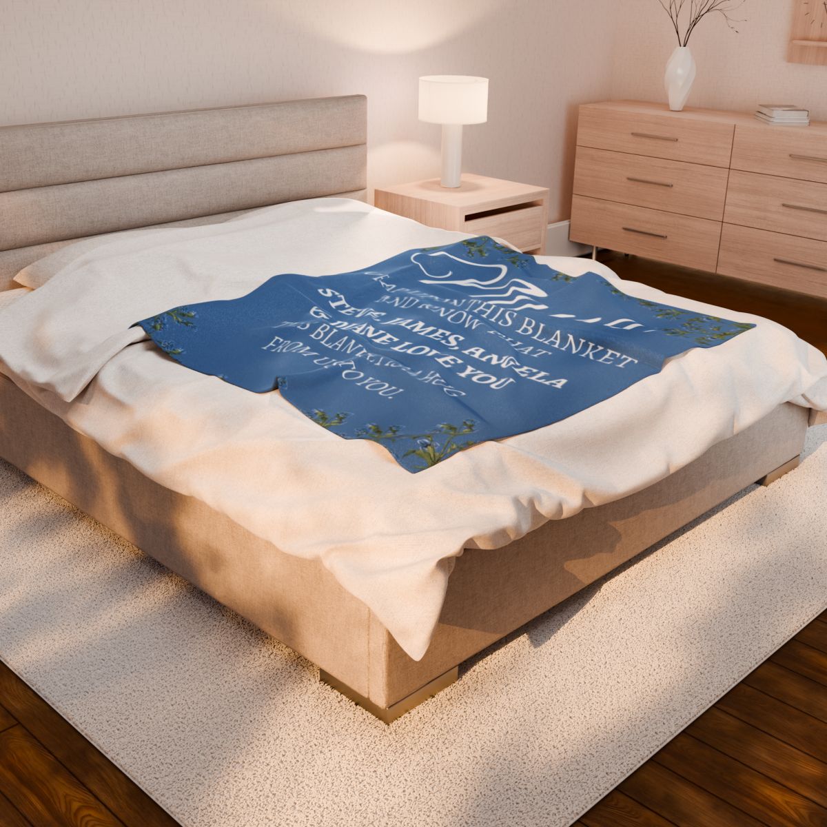 NANA PERSONALIZED  Velveteen Plush Blanket