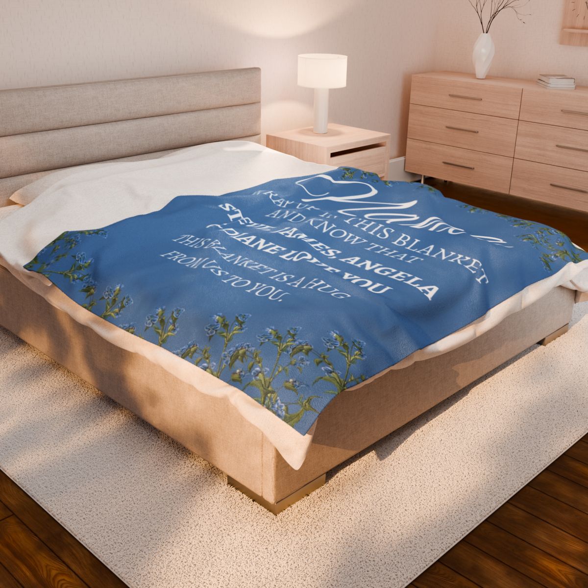 NANA PERSONALIZED  Velveteen Plush Blanket